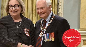 Gail Lord Invested as Member of the Order of Canada